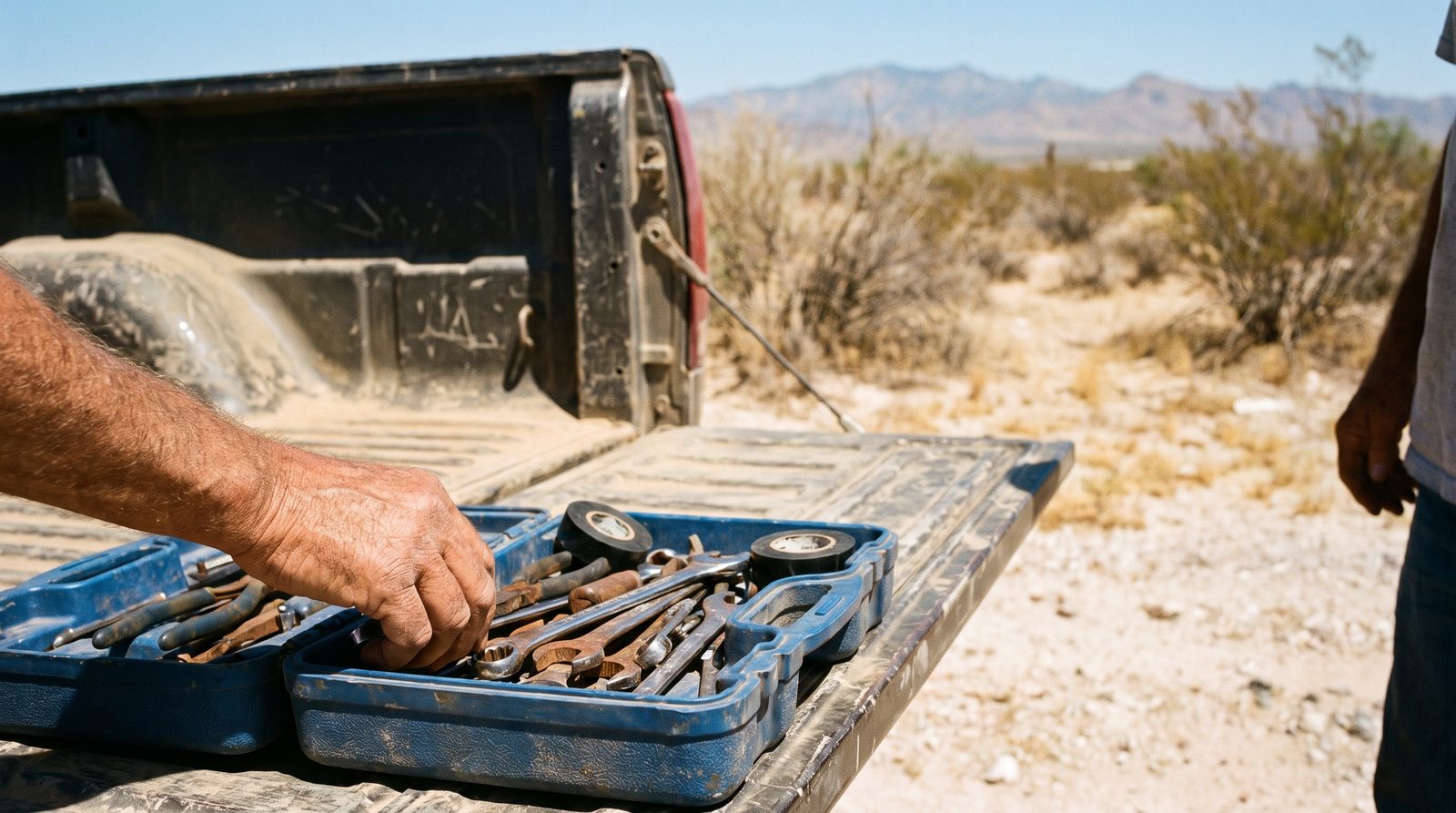 The daily routine of a retired deputy patrolling the Arizona desert