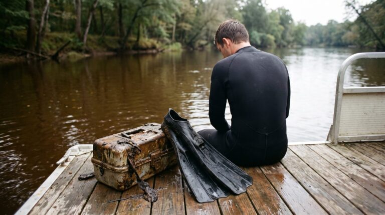 The volunteer divers who search Wisconsin rivers for lost belongings